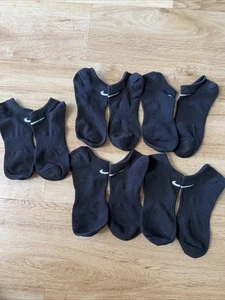 Nike Ankle Socks Black Five Pack - Picture 1 of 2
