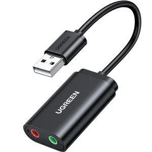 Scheda Audio USB Esterna Adattatore Jack 3,5mm per Cuffie Microfono Stereo Casse - Foto 1 di 24