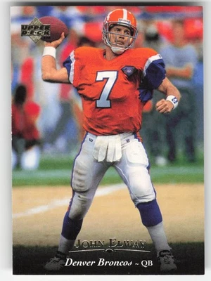 John Elway, 1995 Upper Deck, #82, Denver Broncos, - Image 1 of 2