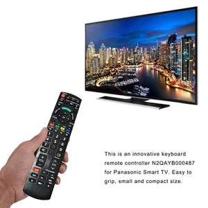 T??l??commande Noire Facilement Accessible pour Panasonic pour Smart TV N2QAYB00 - Photo 1/10