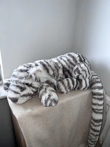RARE Jellycat - Large Sacha Snow Tiger - RETIRED - Soft Toy Plush collectible - Picture 1 of 7