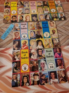 BOOK OF SAINTS - LOT OF 7 PAPERBACK BOOKS - 1, 2, 3, 6, 7, 9, 10, - Picture 1 of 3