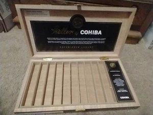 Cohiba Weller Empty Cigar Box - Famous Bourbon Barrel Brand 2022 - Picture 1 of 14