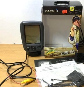 Garmin Echo 150 Fish Finder Sonar NEW Open Box Demo with 77 / 200kHz Transducer - Picture 1 of 6