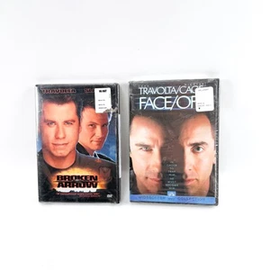 Broken Arrow 1996 - Face/Off 1997 DVD John Travolta Double Feature - NEW SEALED - Picture 1 of 6