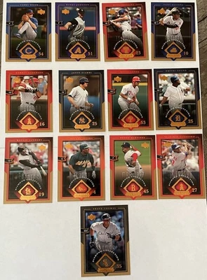 MLB 2004 Upper Deck Diamond Collection All Star Lineup Card Lot (13) HOF - NM - Image 1 of 4