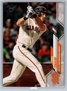 2020 Topps Series 2 Chris Shaw Vintage Stock Parallel /99 #362 Giants - Picture 1 of 2