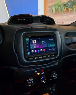 For 2015 2016 2017 2018 19-2021 Jeep Renegade Android13 CarPlay Stereo Radio GPS — 第 1/4 张图片