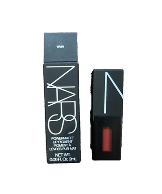 NARS Powermatte Lip Pigment ~ VAIN (Brick Red) ~ Mini 0.06oz/2ml ~ New in Box - Image 1 of 4