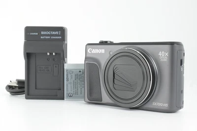 [No extra costs] Canon PowerShot SX720 HS 20.3MP Compact Digital Camera Black JP - Image 1 of 4