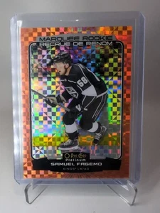 2022-23 O-Pee-Chee Platinum Samuel Fagemo Marquee Rookie Orange Checkers 05/25 - Photo 1 sur 6