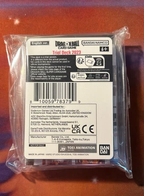 DRAGON BALL SUPER CARD GAME RED TRIAL DECK FUSION WORLD GOKU NEW SEALED ENGLISH - Bild 1 von 2