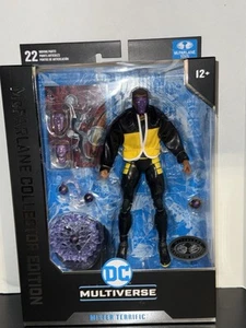 McFarlane DC Multiverse Mr Terrific Platinum Collectible Figure (Yellow) #38 NEW - Picture 1 of 7