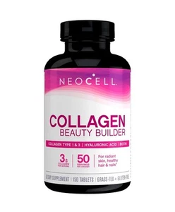 Neocell Collagen Beauty Builder Collagen Type 1 & 3 Hair Skin Nails Glow 150ct - Picture 1 of 6