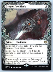 Dragonfire Blade (Showcase) - Tarkir: Dragonstorm - MTG - Near Mint - Picture 1 of 1
