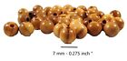Olive wood beads 1000pz 7mm 0.28 inch" round for rosaries or olive necklaces