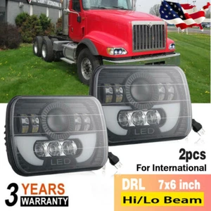 LED Headlights For International Harvester 5600i 9400i 9900I 4700 4800 7300 8200 - Imagen 1 de 12