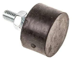 1 x FIBET Piedi Antivibrazioni Cilindrici M6 In Acciaio Zincato 2515VE18-60 79,2k - Foto 1 di 1