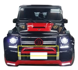 FRONT BUMPER UPPER MOLDING TRIM FOR W463 G63,G65 G-WAGON B-STYLE - Imagen 1 de 2