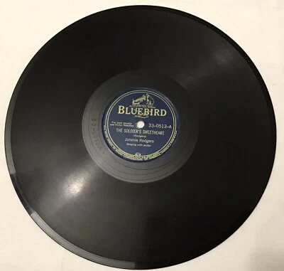 JIMMIE RODGERS - "THE SOLDIER'S SWEETHEART"," THE SAILOR'S PLEA" 33-0513 - Image 1 of 4