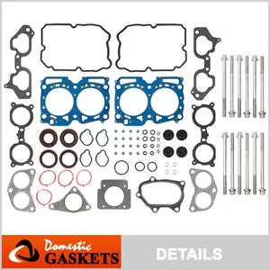 Juego de pernos de junta de cabeza turbo de 2,5 L para Subaru Forester Impreza Legacy 06-12 - Imagen 1 de 9