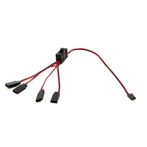 1/10 RC Crawler 4-Way LED Cable On/Off Controller Switch Y Wire For TRX-4 SCX10 - Bild 1 von 9