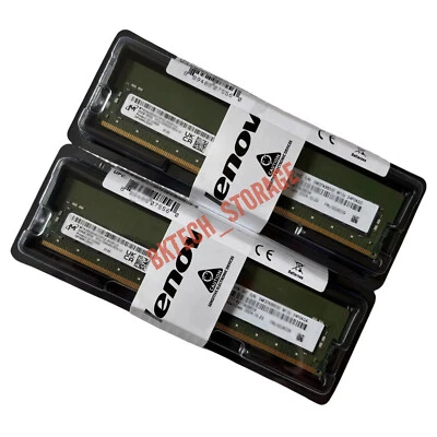 Lenovo IBM 01KR360 4ZC7A08699 16GB 2RX8 DDR4 PC4-2666V Unbuffered UDIMM Memory - Image 1 of 4