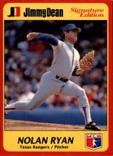 1991 (RANGERS) Jimmy Dean #24 Nolan Ryan