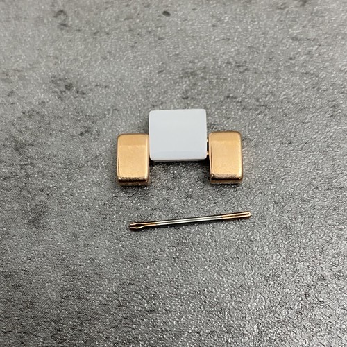 Orologio Originale Michael Kors Link & Pin per Ritz MK 6324 Oro SSteel Bianco MK6324