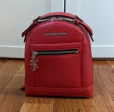 Japón Samantha Vega Mini Mochila Roja Foto 1 de 4