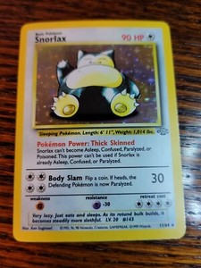 Pokemon Snorlax 11/64 Holo Rare Jungle Set 1999  WOTC *MP*
