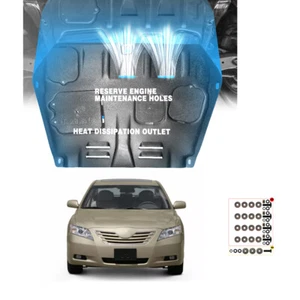 For Toyota Camry 2008-2010 Under Engine Splash Guards Front Engine Mud Flaps - Picture 1 of 10