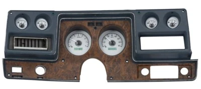 Dakota Digital 73-77 Chevy Chevelle con medidores redondos sistema analógico VHX-73C-CVL-S-W Foto 1 de 4