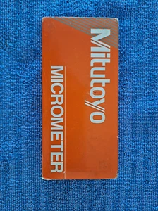 Mitutoyo outside micrometer 0- 25mm. Made in Japan. Original box and case - Picture 1 of 5