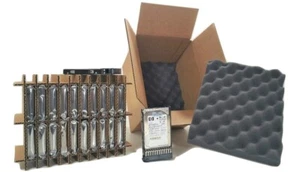 Hard Drive Shipping Box 20 COUNT Slotted Storage Kit - 2.5" HDD WITH TRAY CADDY - Picture 1 of 7