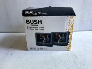 Bush 7 Inch Dual Screen In Car DVD Player - Picture 1 of 9