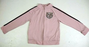 Girls Children's Place Sweater Size M 7/8 Pink Girls Are The Future Full Zip - Picture 1 of 11
