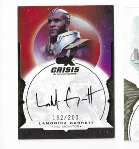 Cryptozoic Crisis CZX autograph card LaMonica Garrett 192/200 LG-M - Picture 1 of 1