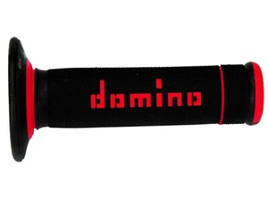 MANOPOLE MOTO DOMINO A02041C4240A7-1 CROSS SUPERMOTARD NERO ROSSO OFF ROAD - Imagen 1 de 4