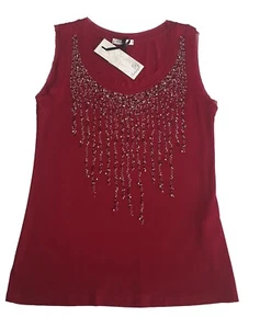 Mira Group LM437 T-Shirt Donna Col Bordeaux tg varie  -46 % OCCASIONE  - Imagen 1 de 2