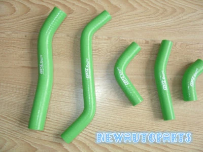 Manguera de radiador de silicona verde para Kawasaki KXF450 KX450F 2006-2008 2007 2008 kit Foto 1 de 4
