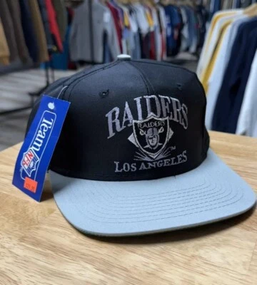 De colección RARO Los Angeles Raiders Snapback Hat AJD Team NFL NUEVO CON ETIQUETAS NUEVO EN STOCK DS Foto 1 de 4