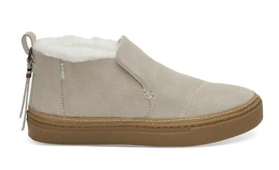 TOMS Slip-On Paxton Water Resistant Birch Suede/Faux Fur gefüttert Halbschuhe  - Bild 1 von 3