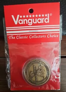 MONEDA CUERPO DE MARINES DE EE. UU. ~ COMPROMISO DE CORAJE DE HONOR CON ESTUCHE - Imagen 1 de 3