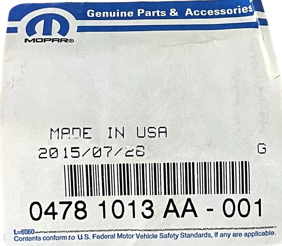 FITS 2001-2007 DODGE CHRYSLER CARAVAN GRAND CARAVAN CAMSHAFT 4781013AA - NEW OEM - Image 1 of 3