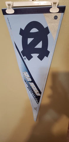 NORTH CAROLINA TAR HEELS  12X30 RETRO NCAA VINTAGE FELT PENNANT 3/26/23 Cover