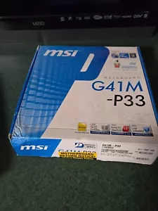 Combo placa base MSI G41M-P33 con CPU E6500 LGA 775 y 8 GB de RAM PC3 10600 - Imagen 1 de 4