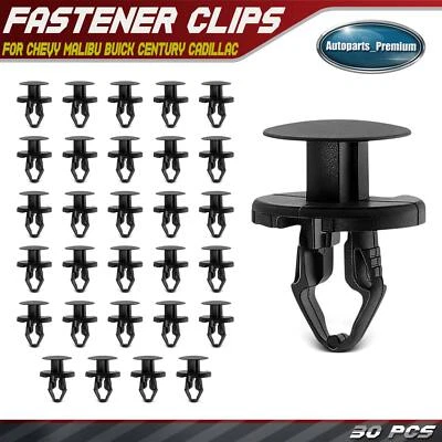 30 шт. 8,5 мм нейлоновых фиксаторов фартука крыла пуш-типа с закрытым концом для Chevy Buick - Изображение 1 из 4