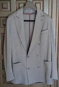 Canali Double Breasted Peak Lapel Blazer 56 R new w/o tags - Picture 1 of 6