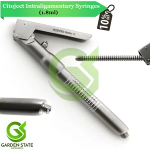 PDL Anesthetic Intraligamentary Syringe 1.8ml Curved Dental Oral Gum Anesthesia - Picture 1 of 4